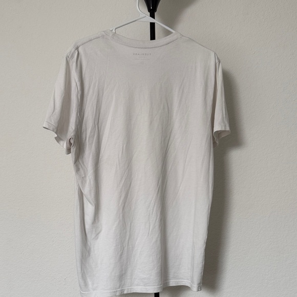 Everlane Men's Off-White Short Sleeve Tee - Picture 3 of 3